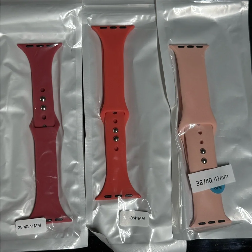 NEW Smart Apple Watch Sports Band Set - 6 Colors fits size 38/40/41mm